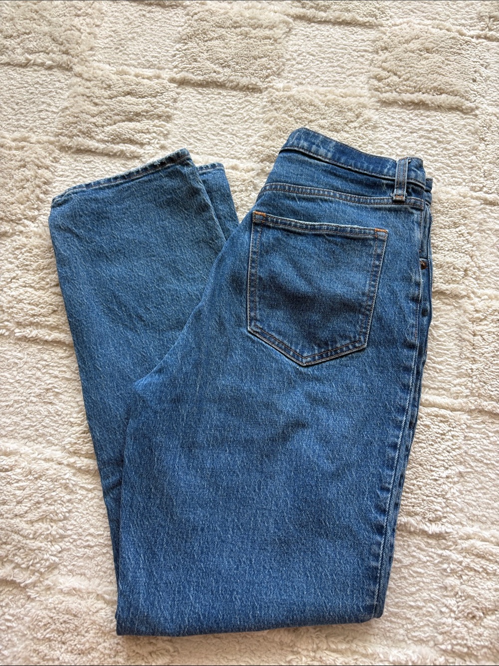 Abercrombie & Fitch Women's Straight Blue Denim Jeans